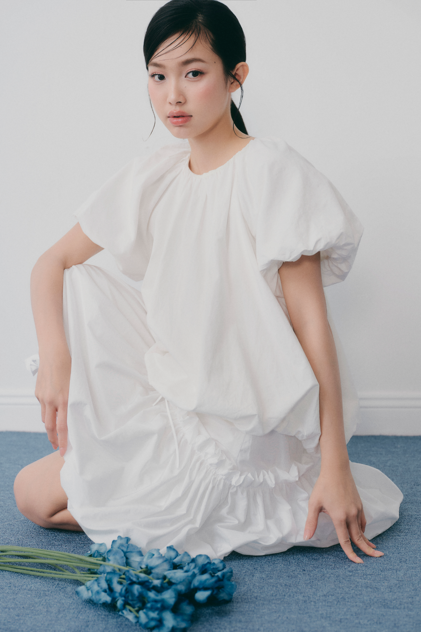 Áo Cotton Puff Short Sleeve Top nhiều màu