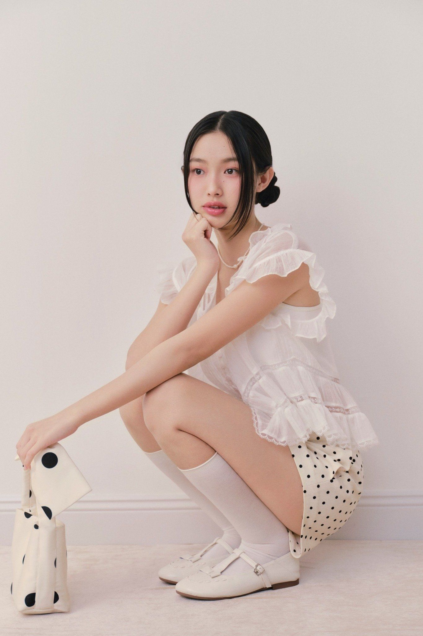 Áo Chiffon Vneck Top nhiều màu