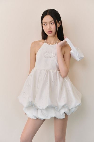  Set cổ yếm White Kate Halter Puff Mini Set 