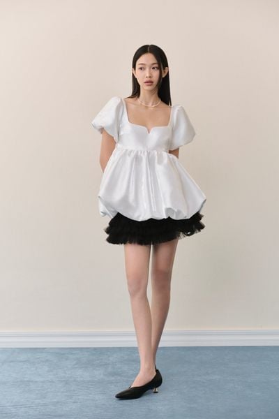  Chân váy tầng Mesh Layered Ruffled Mini Skirt nhiều màu 