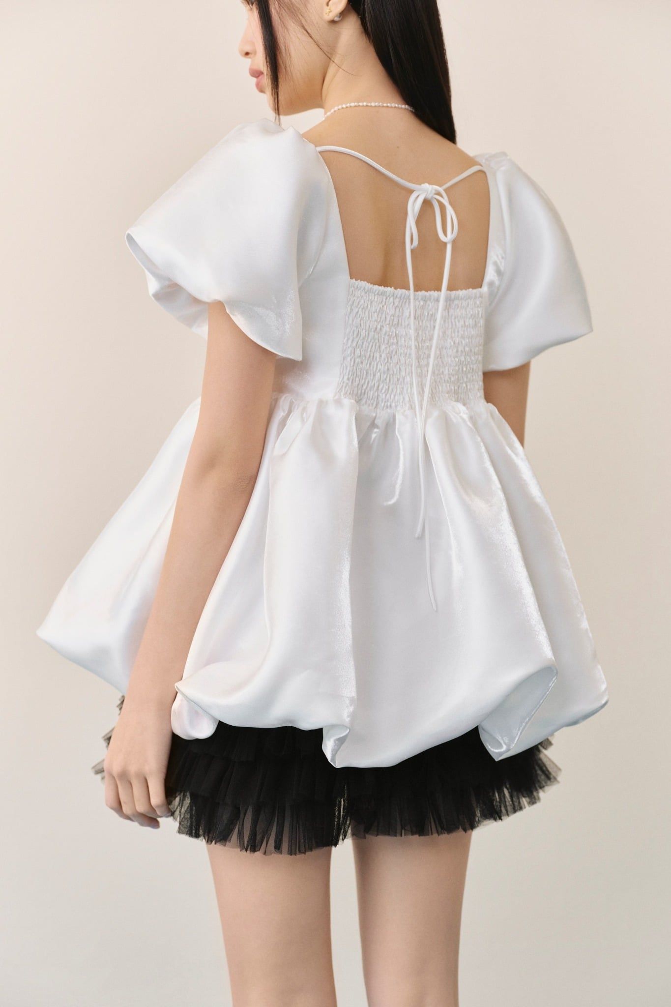 Chân váy tầng Mesh Layered Ruffled Mini Skirt nhiều màu