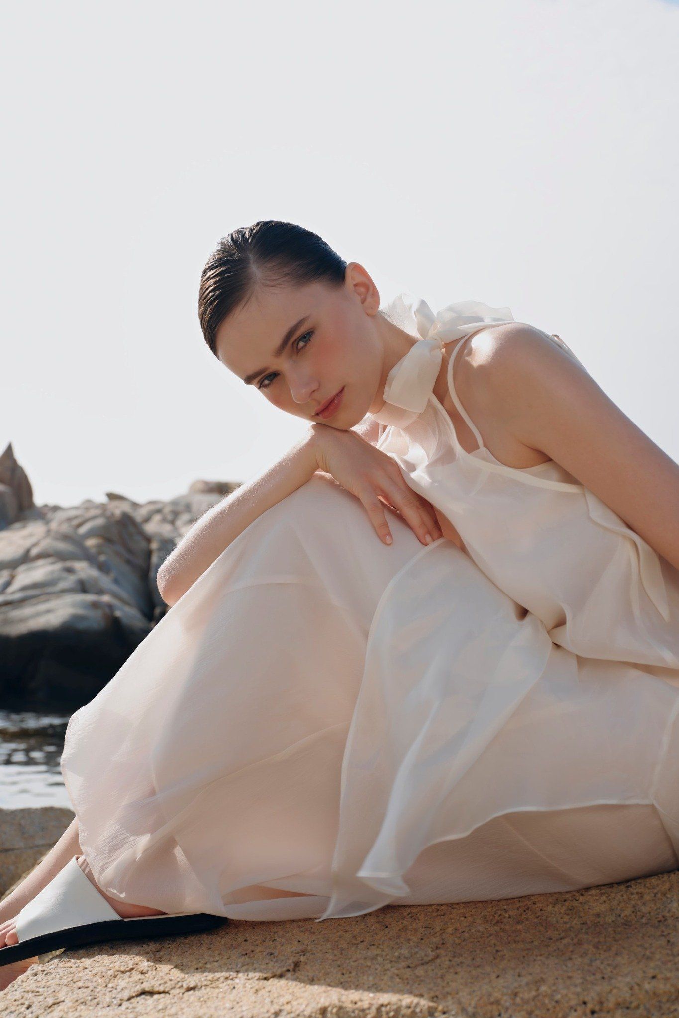 Ozlynn Dress In White