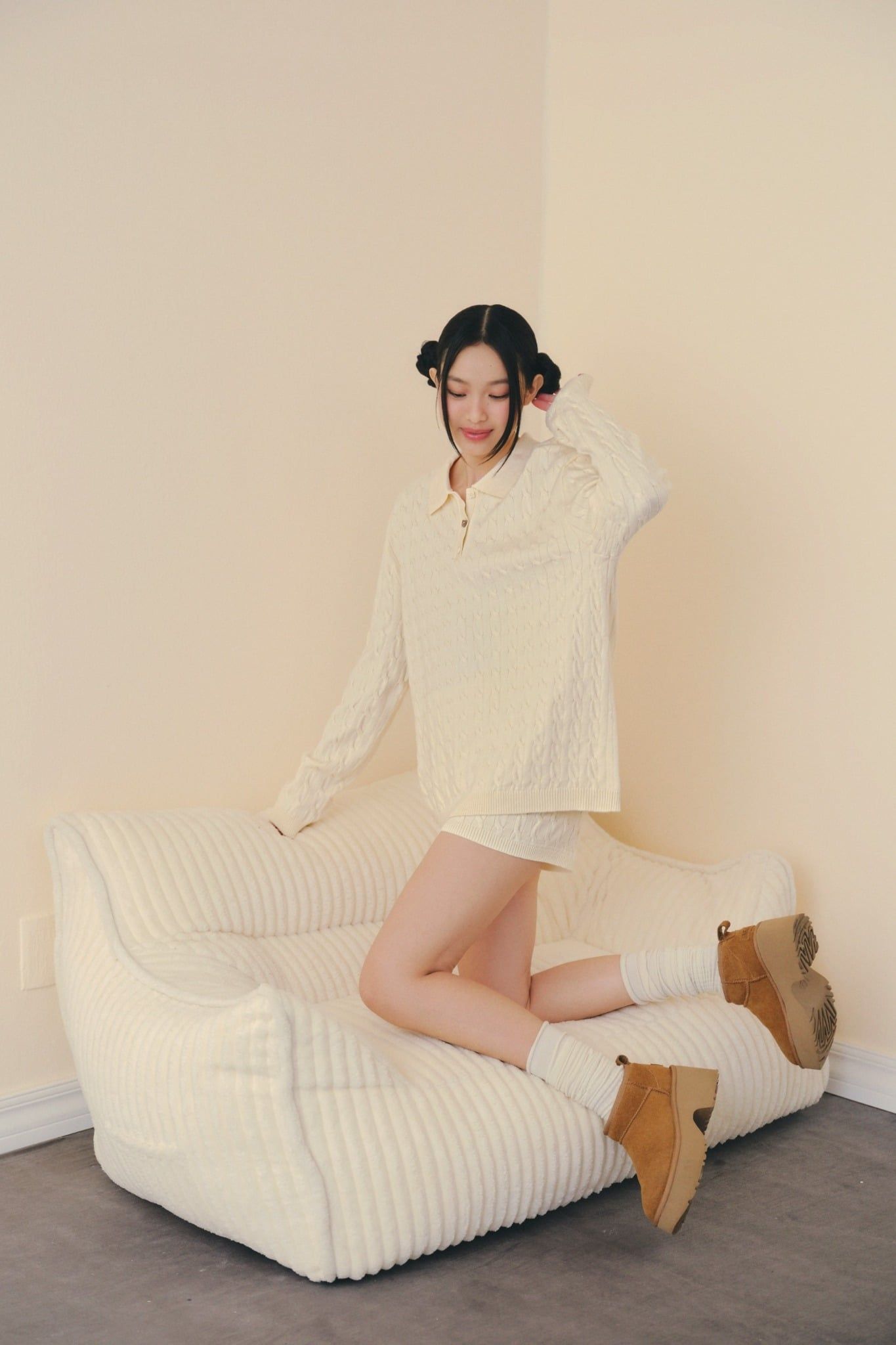 Knit Collar Set nhiều màu