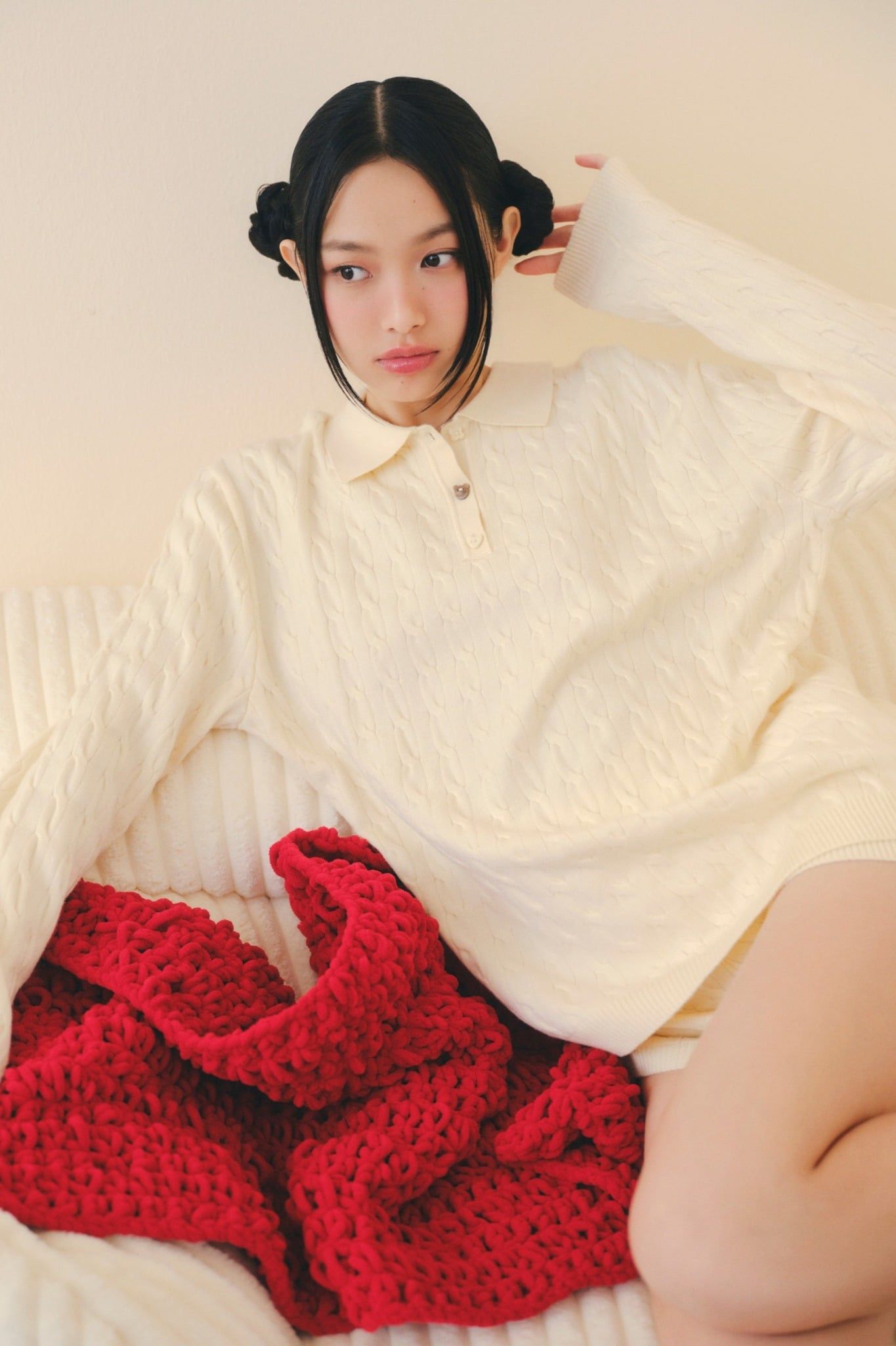 Knit Collar Set nhiều màu