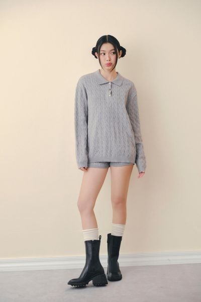  Knit Collar Set nhiều màu 