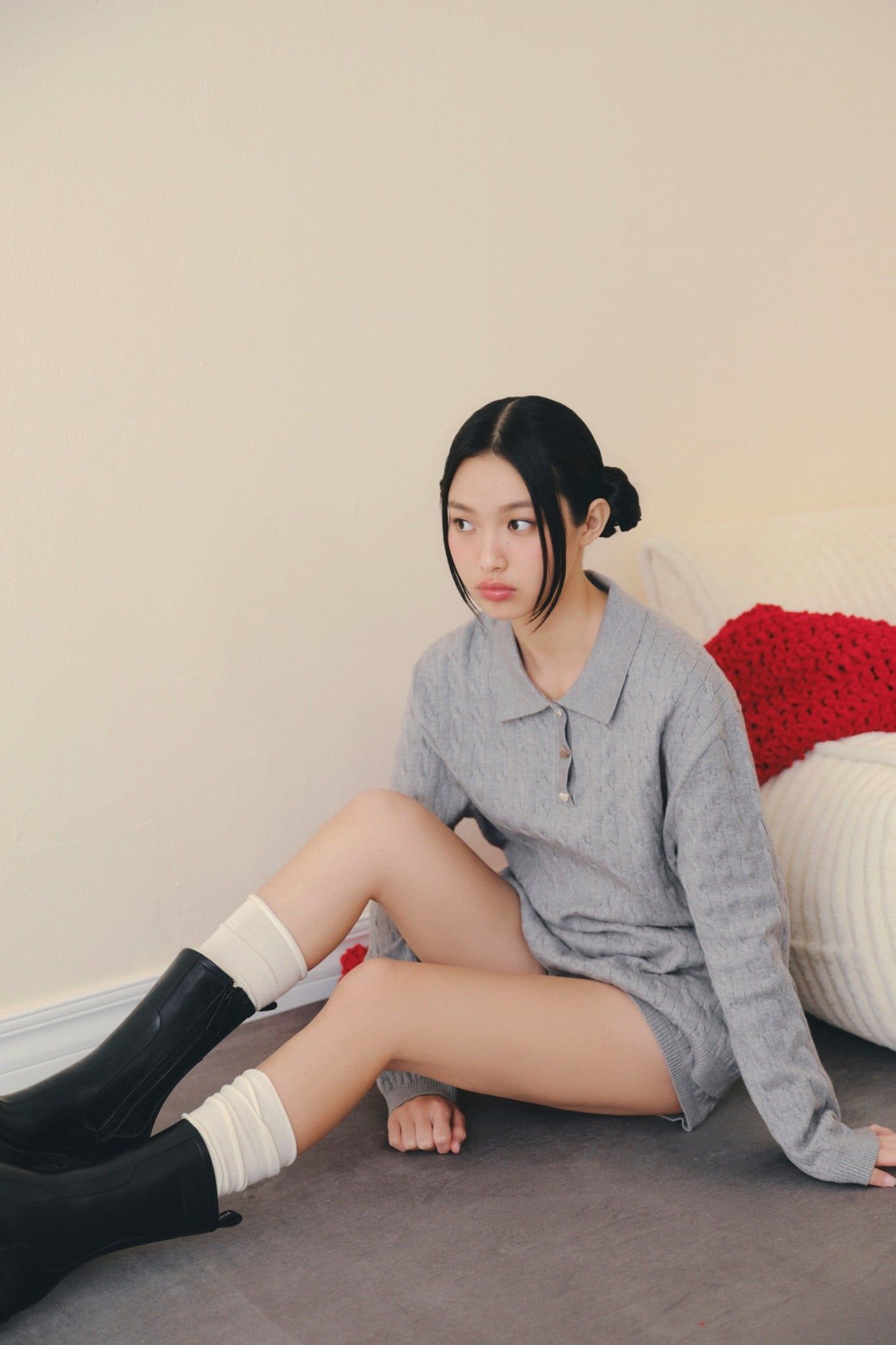 Knit Collar Set nhiều màu