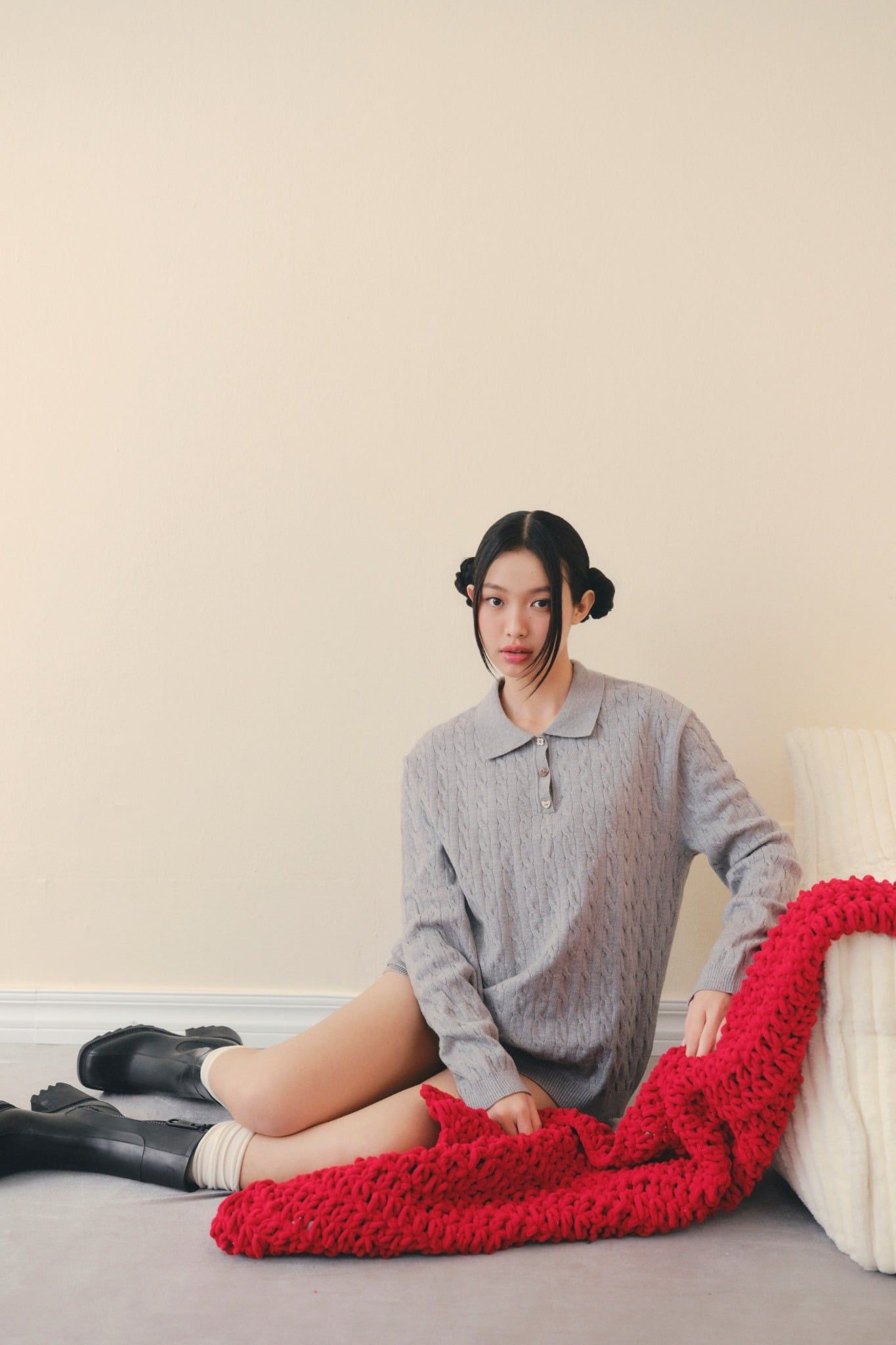 Knit Collar Set nhiều màu