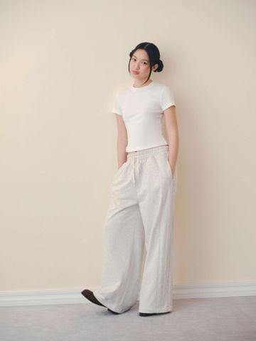 Áo thun babytee trơn chiết eo nhiều màu
