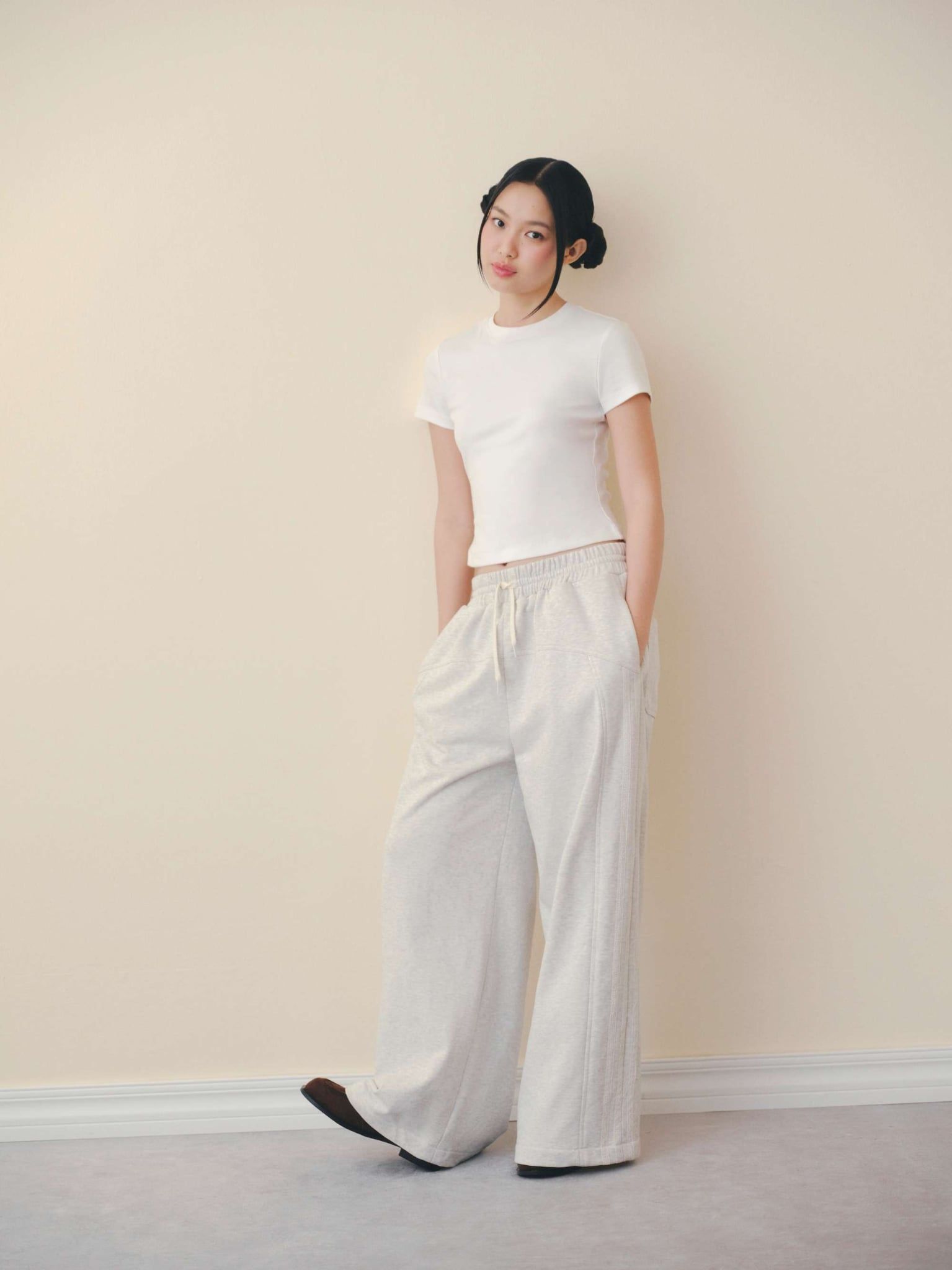 Áo thun babytee trơn chiết eo nhiều màu