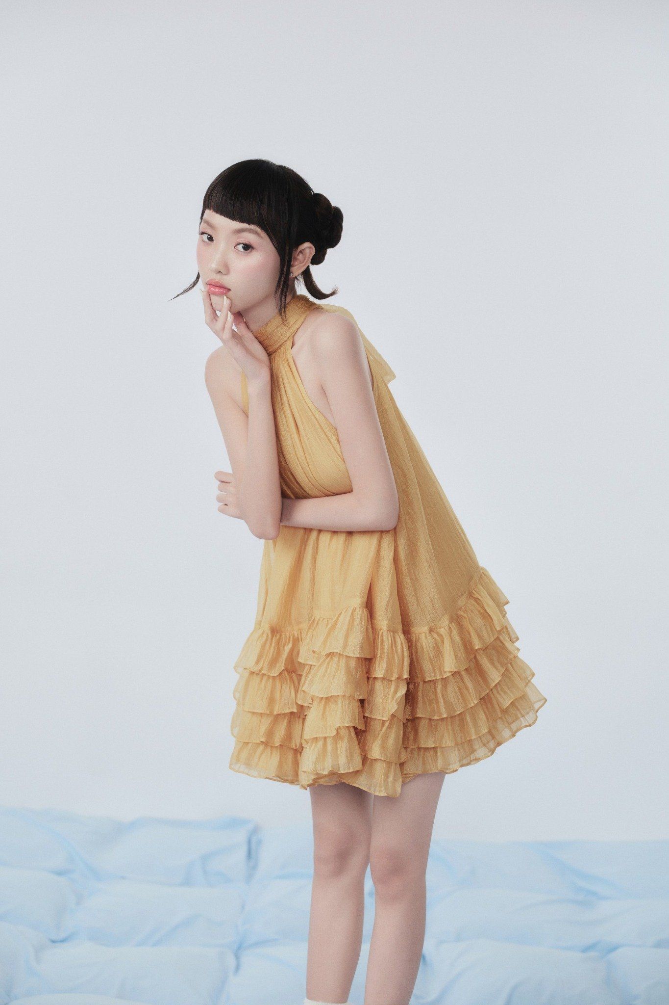 Chiffon Halterneck nhiều màu