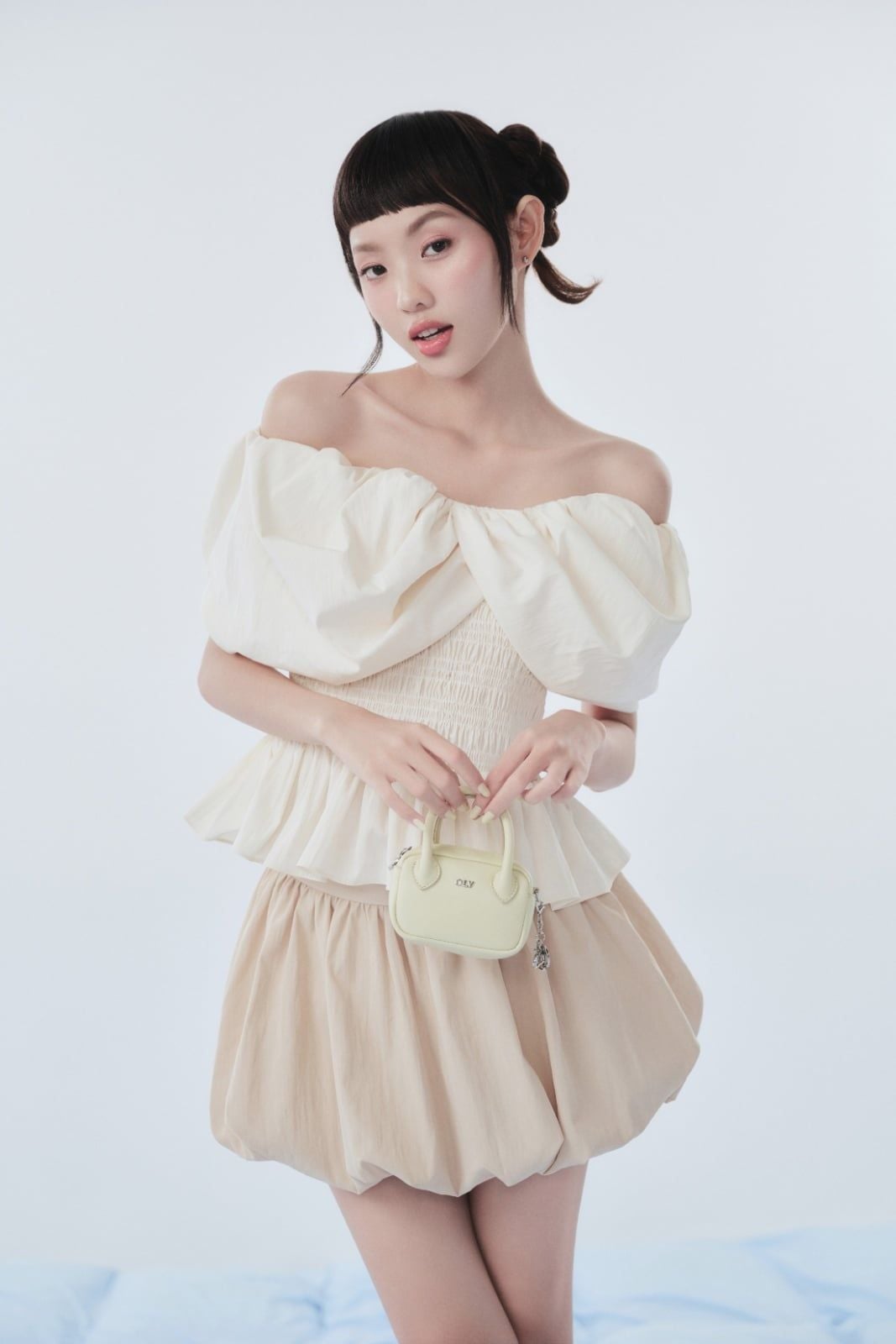 Chân váy Beige Kate Puff Mini Skirt