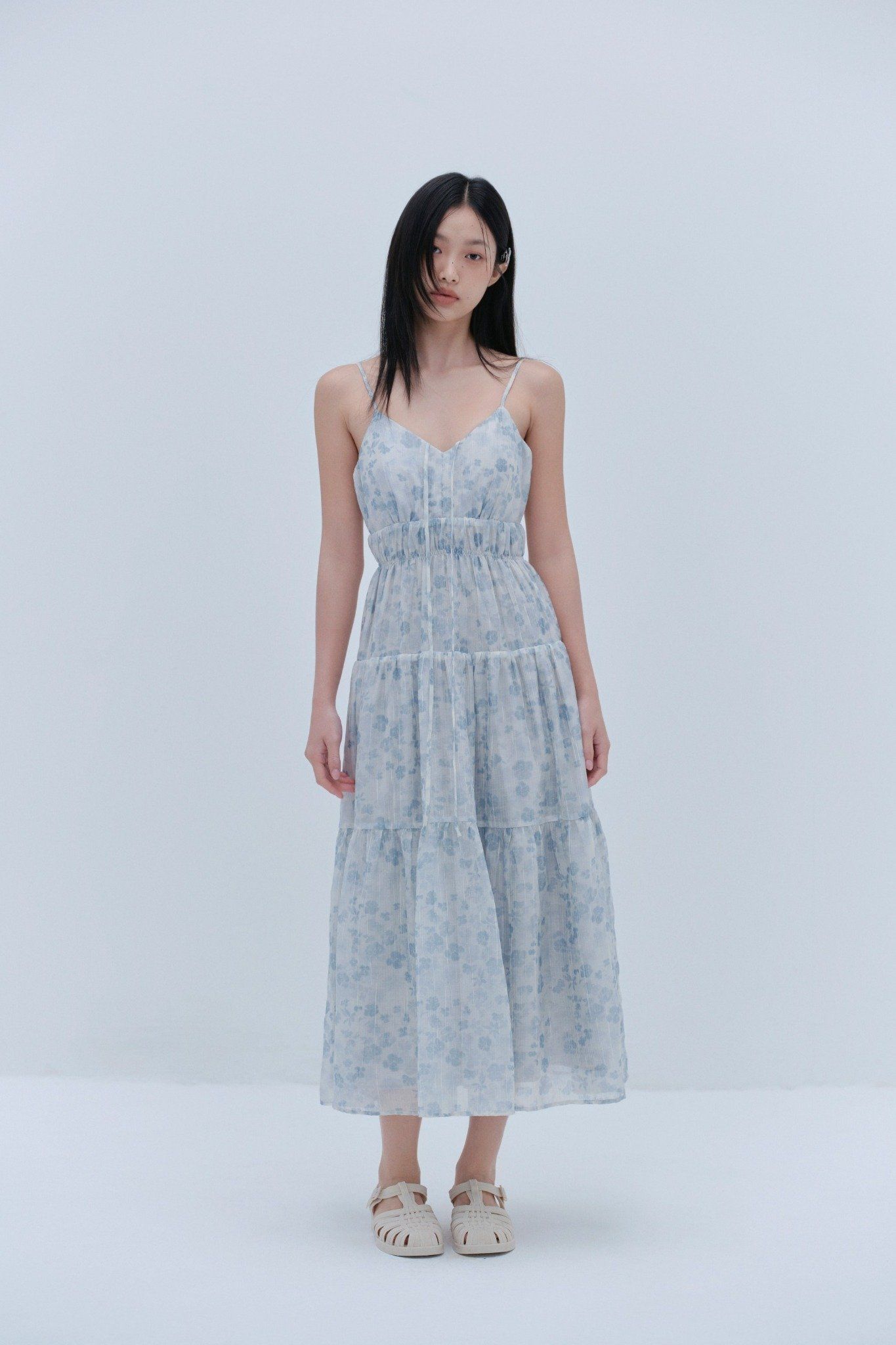 Mercer Maxi Dress in Blue