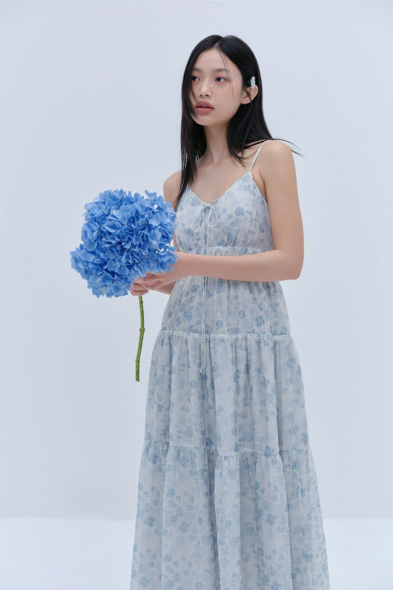 Mercer Maxi Dress in Blue