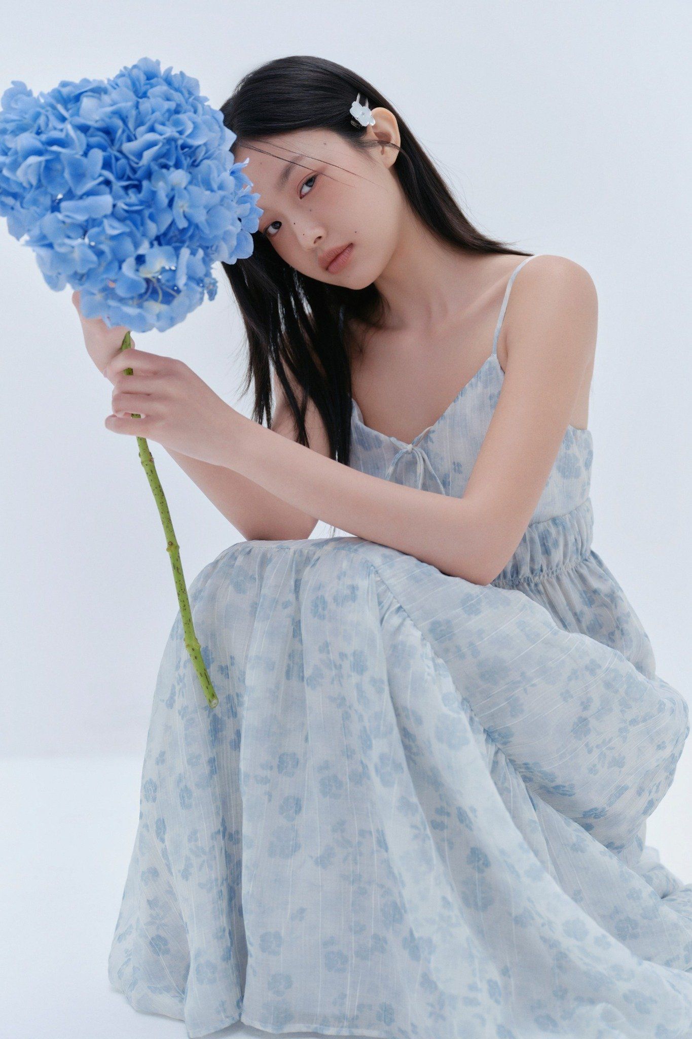 Mercer Maxi Dress in Blue