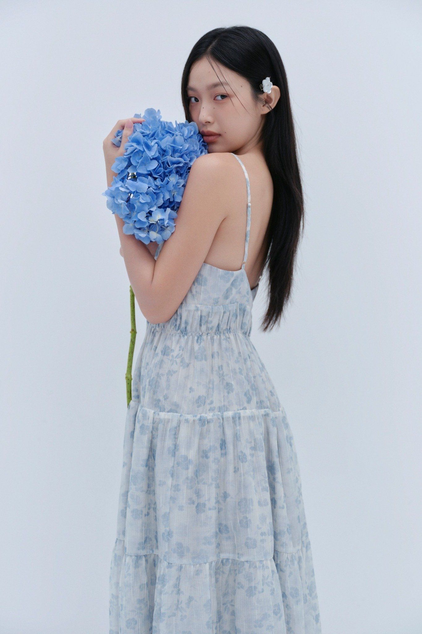 Mercer Maxi Dress in Blue