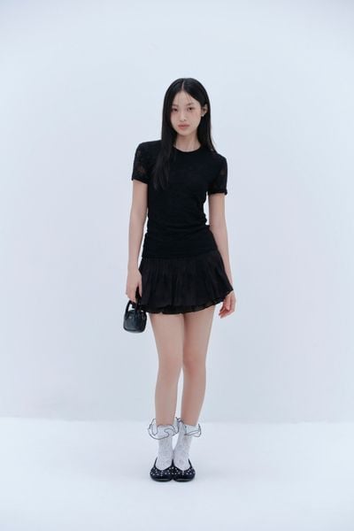  Chân váy Pleated Layered Mini Skirt nhiều màu 