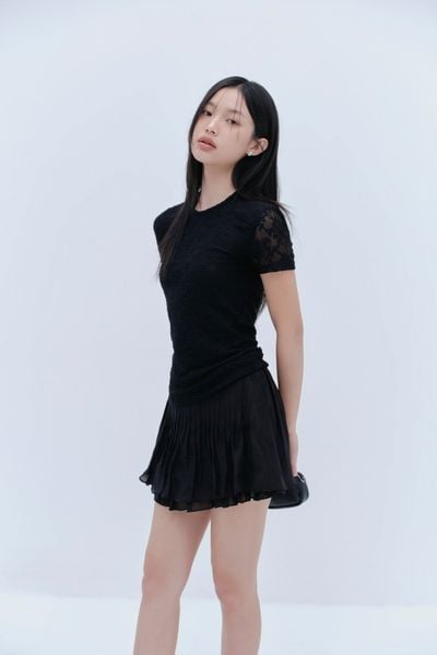  Chân váy Pleated Layered Mini Skirt nhiều màu 