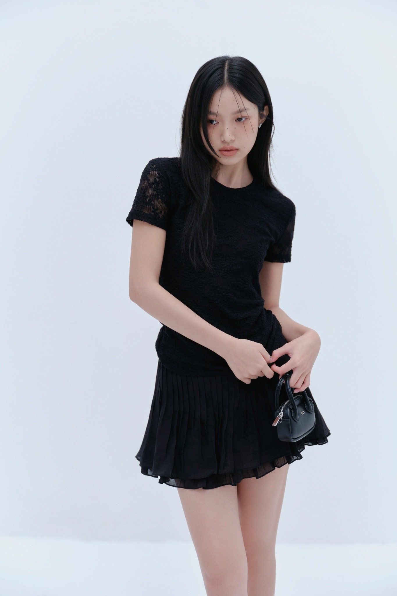 Áo Fleur Lace Short Sleeve Top nhiều màu