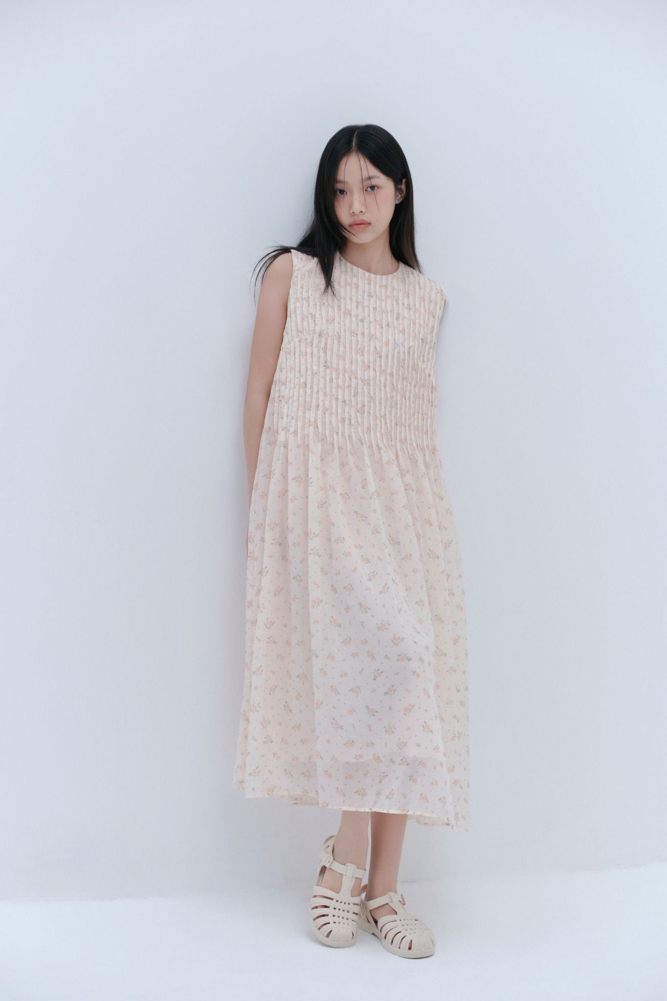 Váy maxi Clydie Maxi Dress in Cream