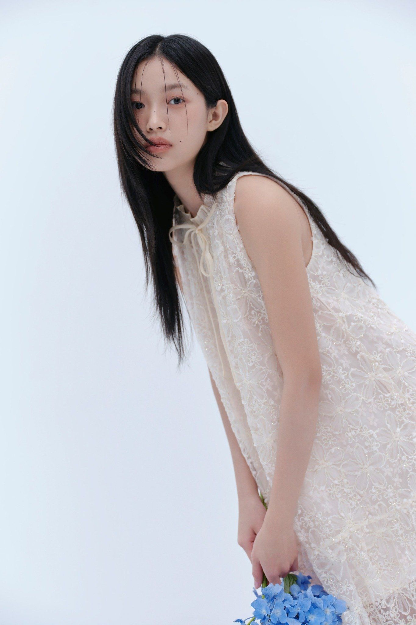 Demille Fleur Dress in Cream