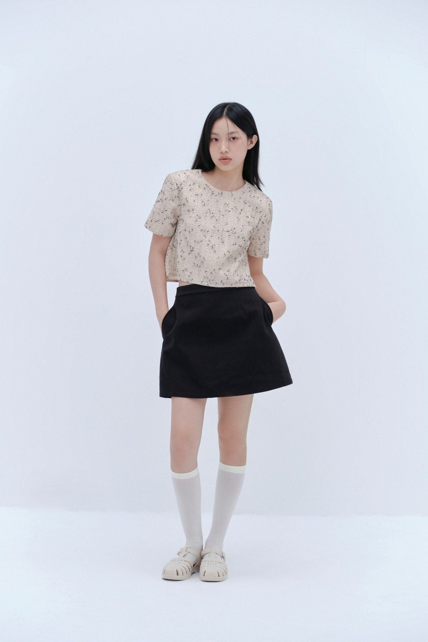 Chân váy Cotton A Line Skirt nhiều màu