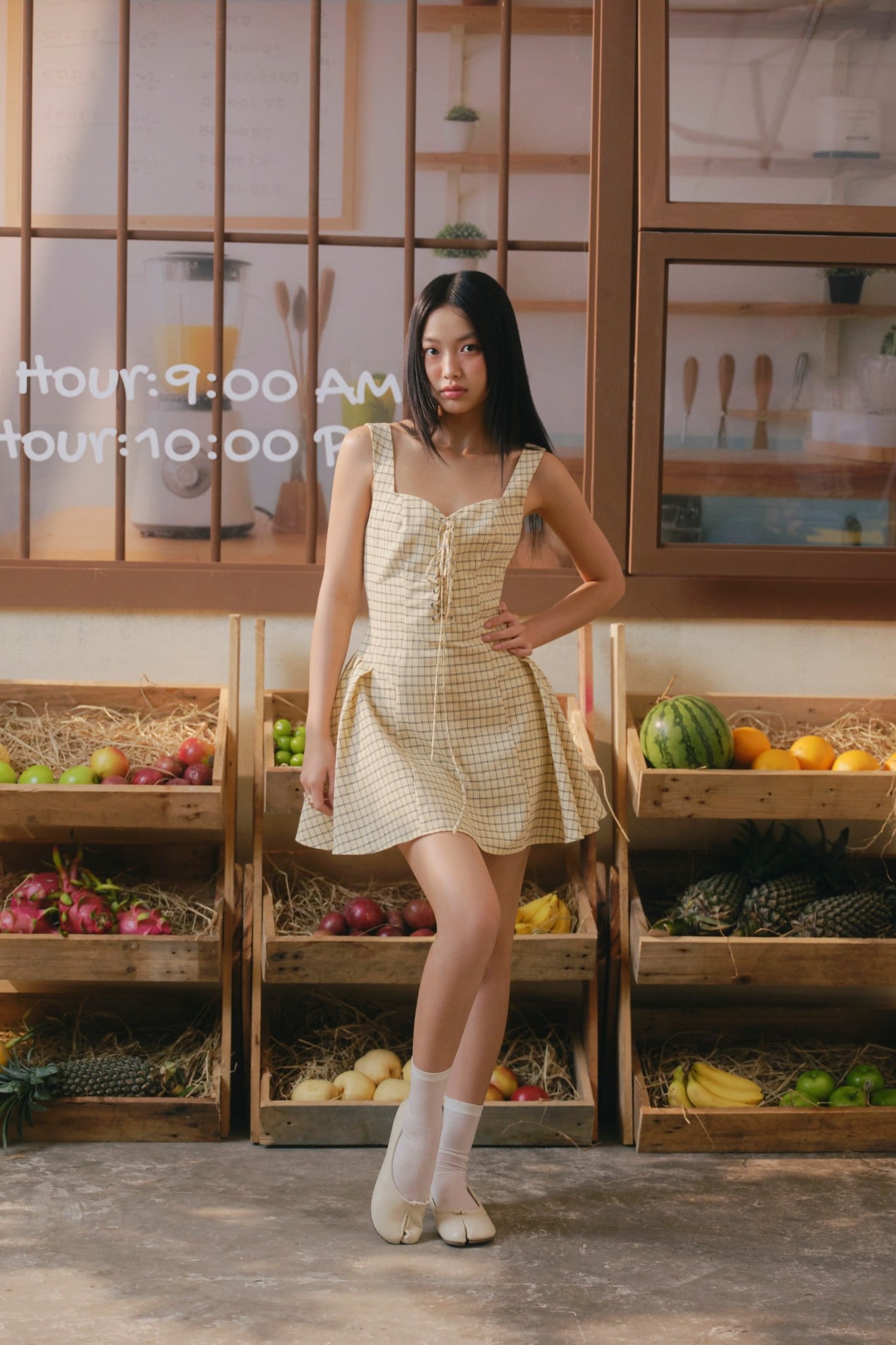 Váy hai dây thắt eo dáng xòe Eilidh Dress nhiều màu