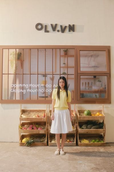  Áo Polo Knit Ribbed Top nhiều màu 