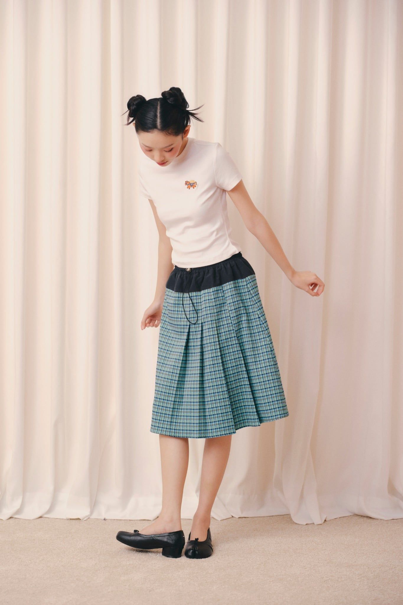 Áo thun thêu hình ngựa Cotton Horse Embro Tshirt nhiều màu