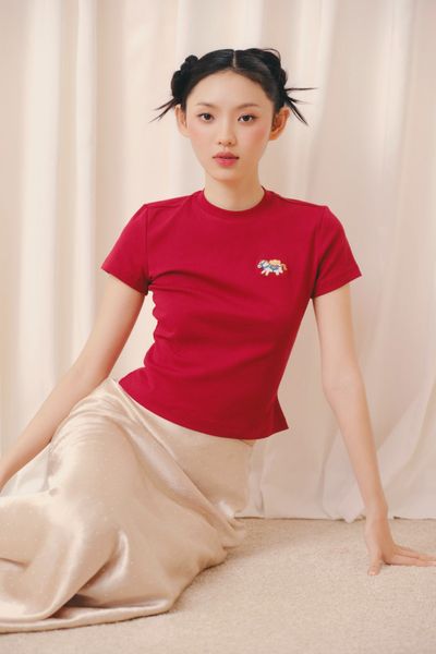  Áo thun Cotton Horse Embro Babytee 