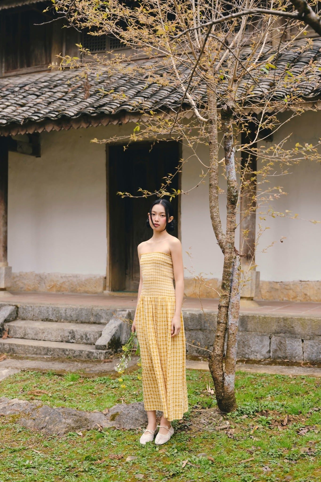 Đầm cúp ngực Striped Cup Maxi Dress nhiều màu