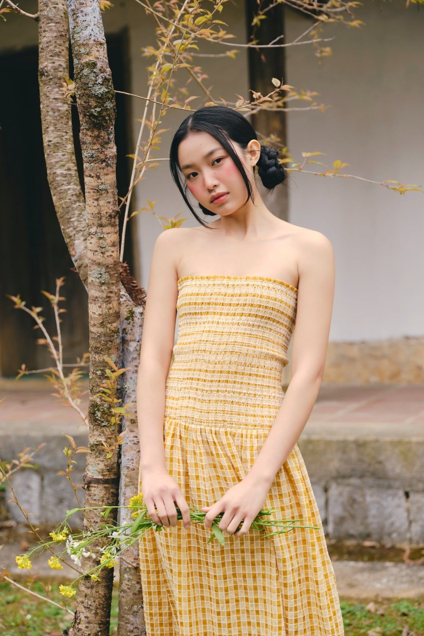 Đầm cúp ngực Striped Cup Maxi Dress nhiều màu