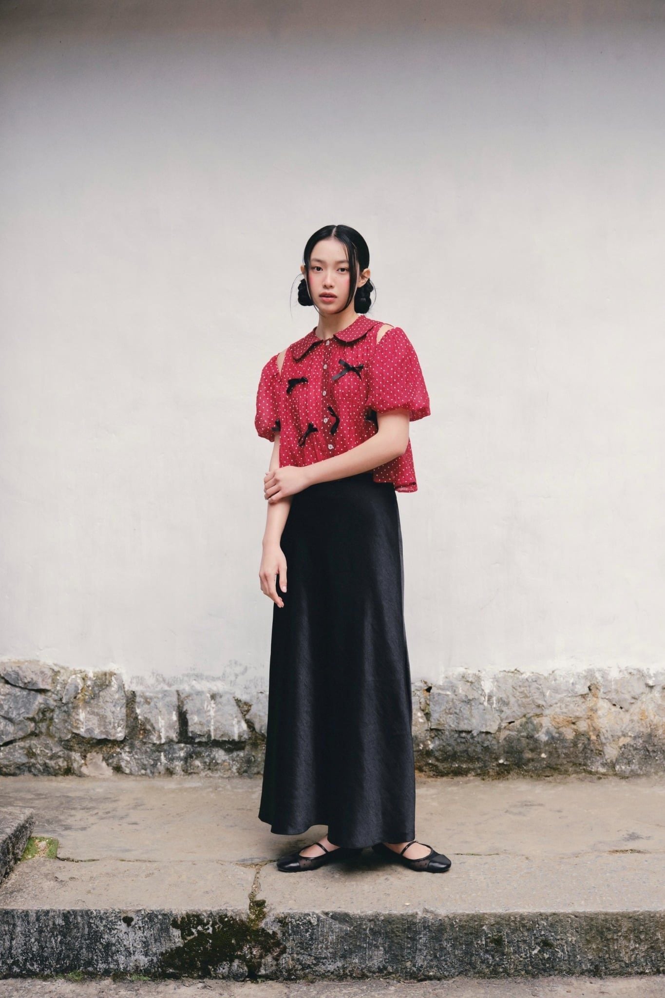 Chân váy lụa Satin Long Skirt nhiều màu