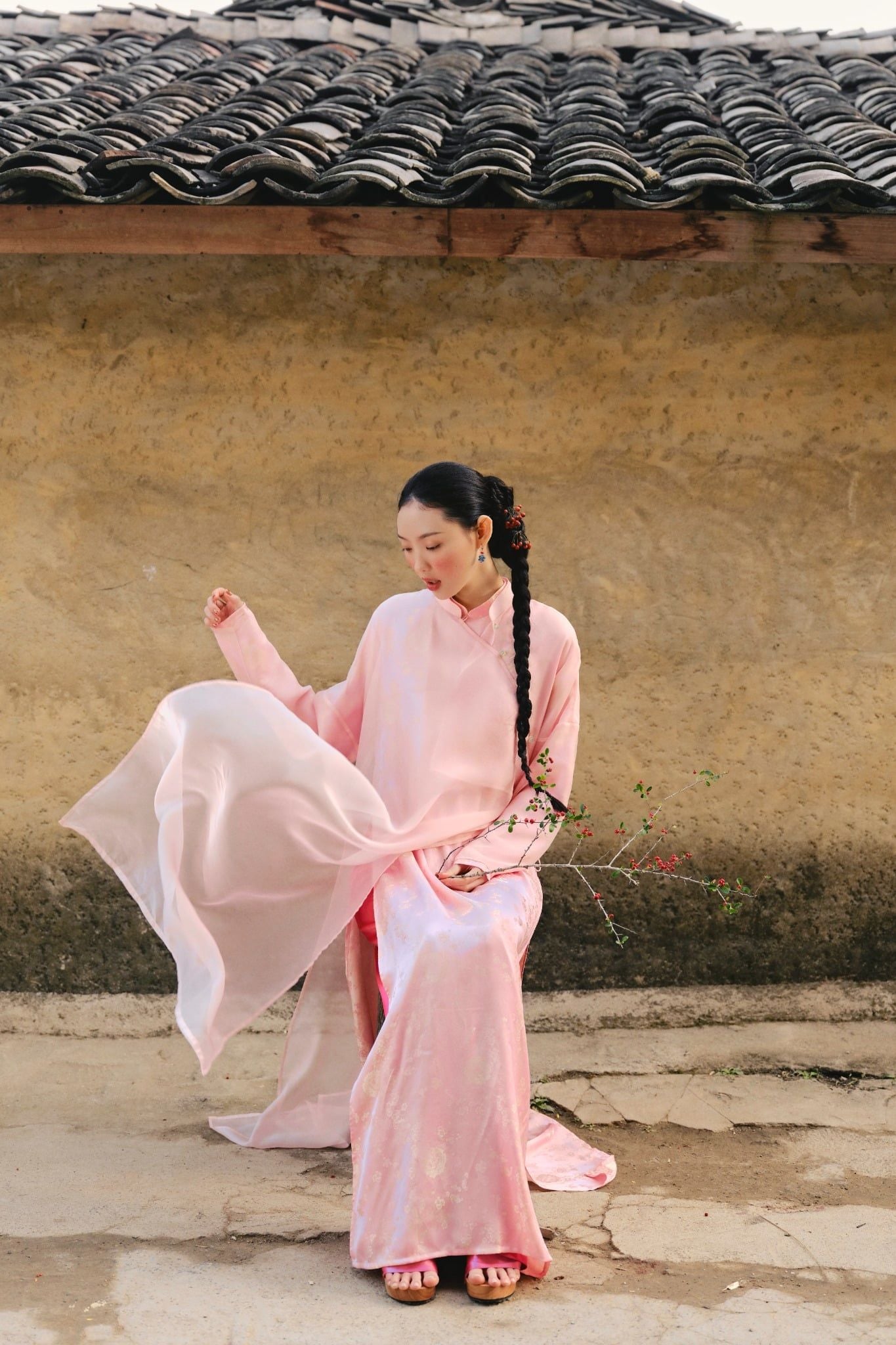 Áo Dài Phiêu Vân (Không kèm quần)