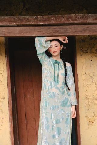Áo Dài Mặc Lam (Không kèm quần)