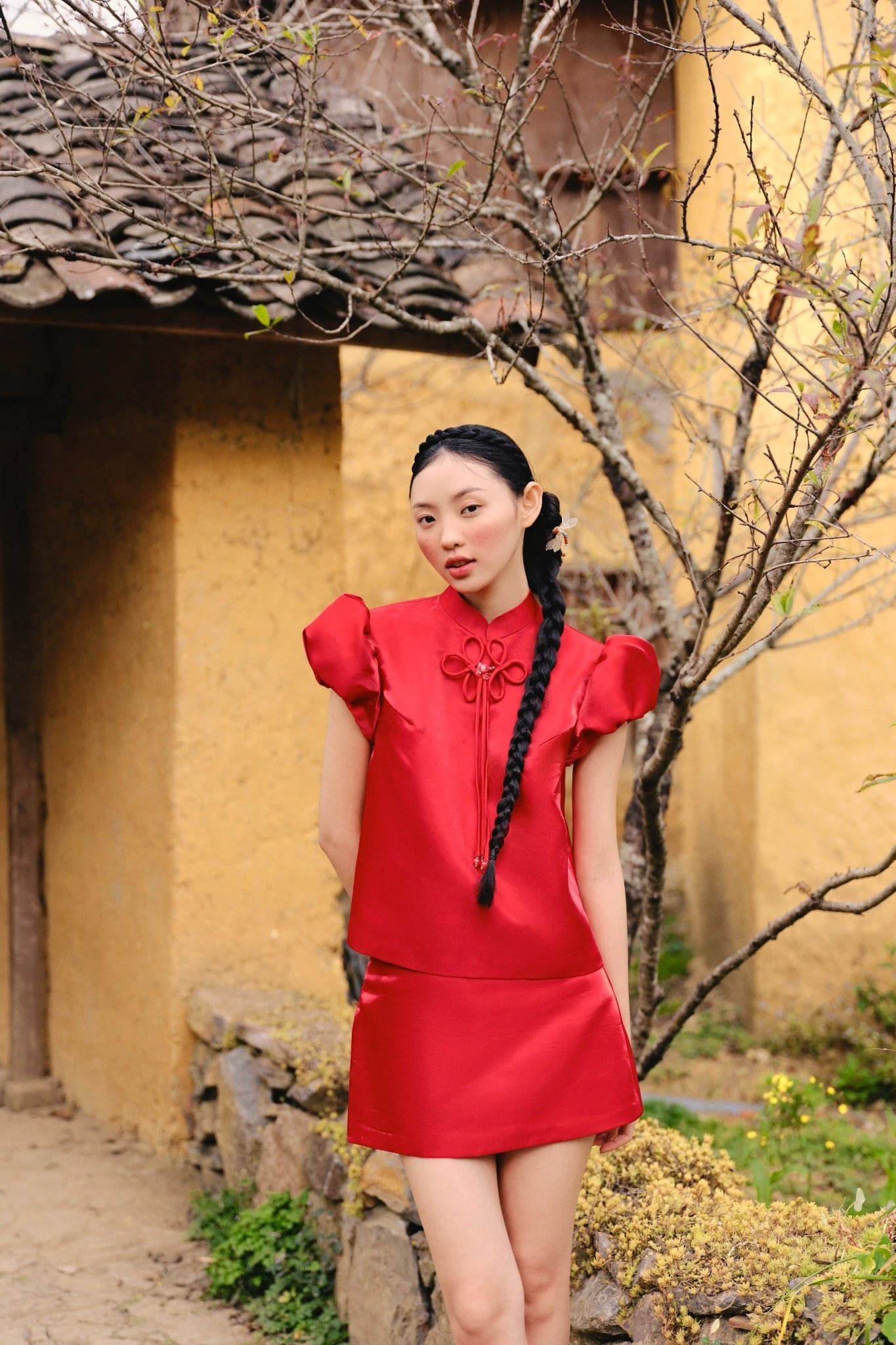 Set áo và chân váy Thanh Ý