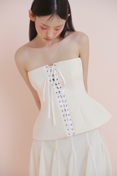  Chân váy Ivory Chiffon Layered Skirt 