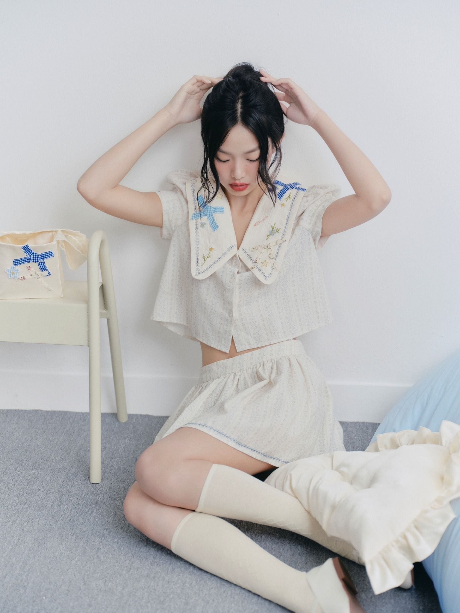 Ivory Embro Sailor Set