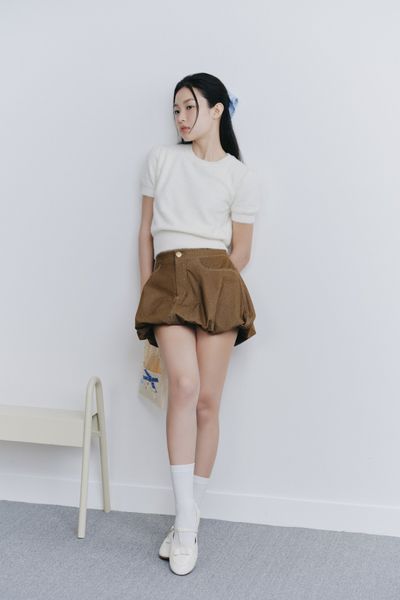  Quần Brown Puff Shorts 