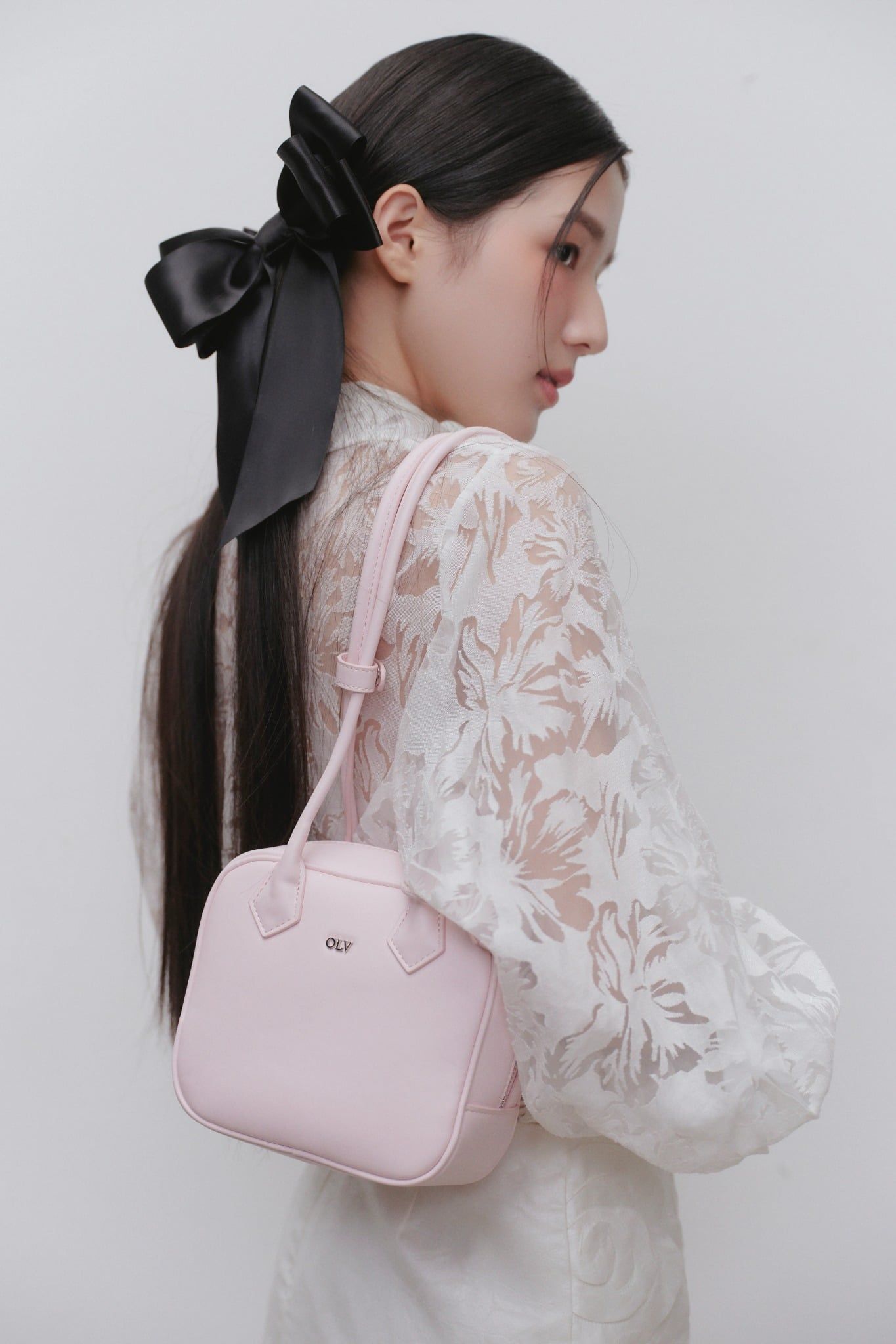 Áo Fleur Lace Sheer Mesh Shirt nhiều màu