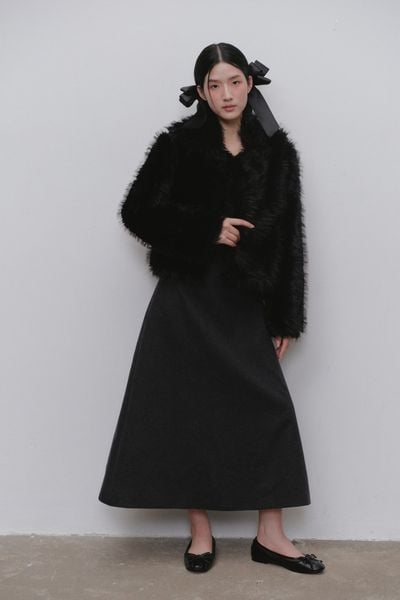  Áo khoác lông Fur Loose Coat nhiều màu 