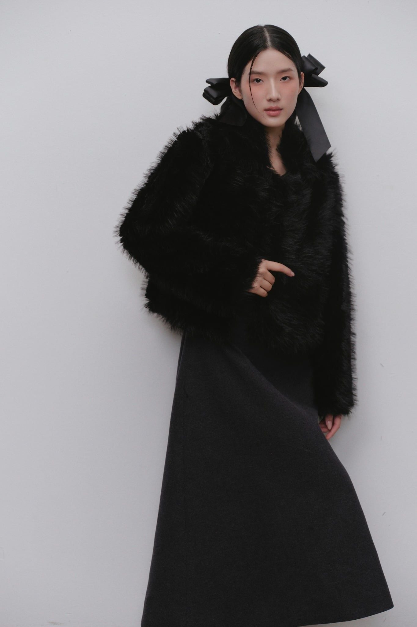 Áo khoác lông Fur Loose Coat nhiều màu