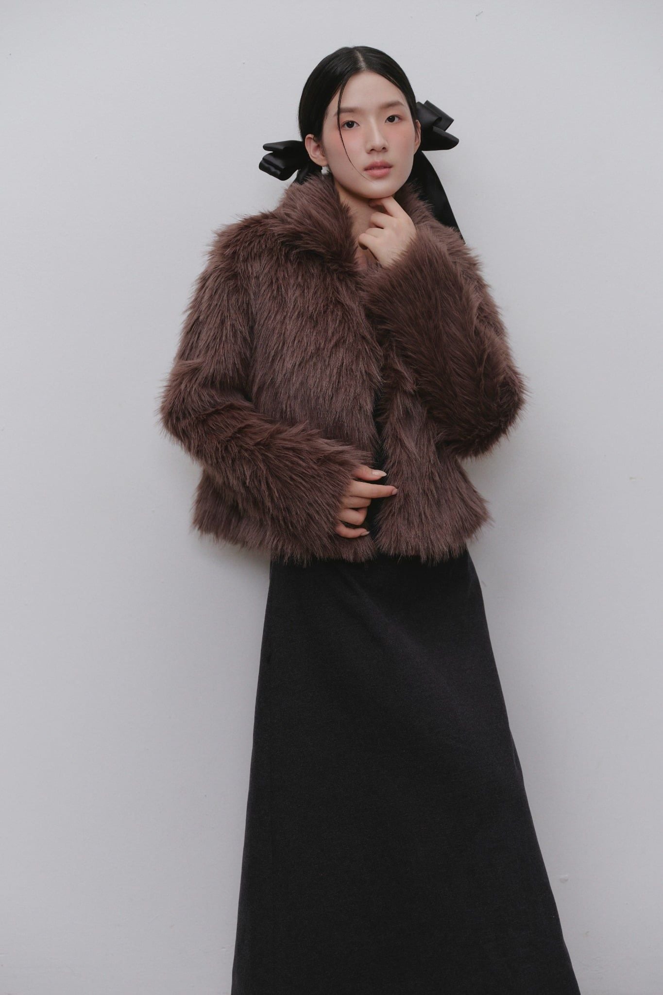 Áo khoác lông Fur Loose Coat nhiều màu