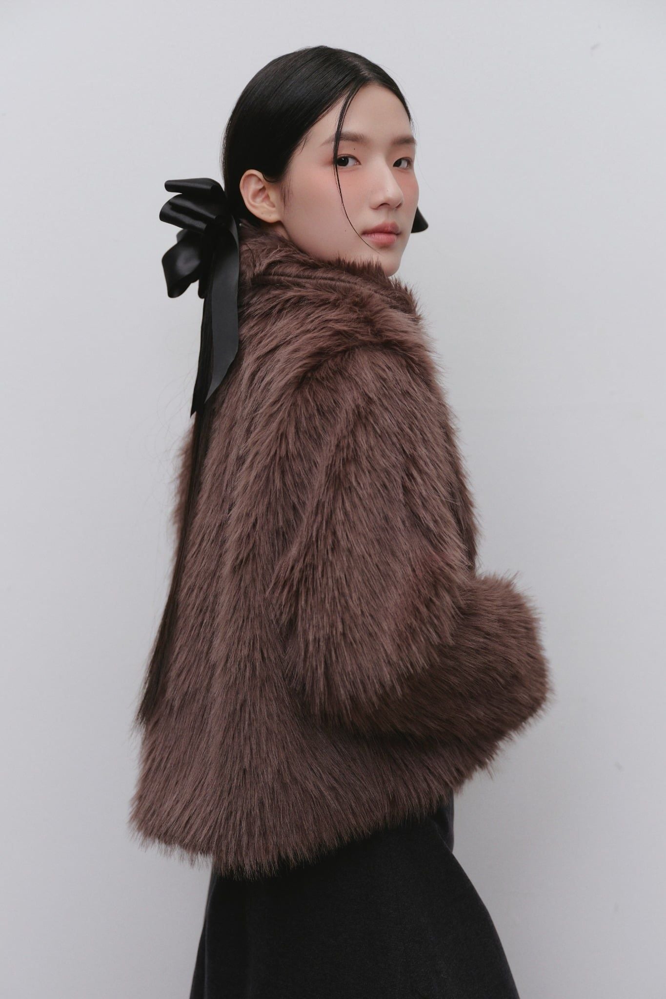 Áo khoác lông Fur Loose Coat nhiều màu