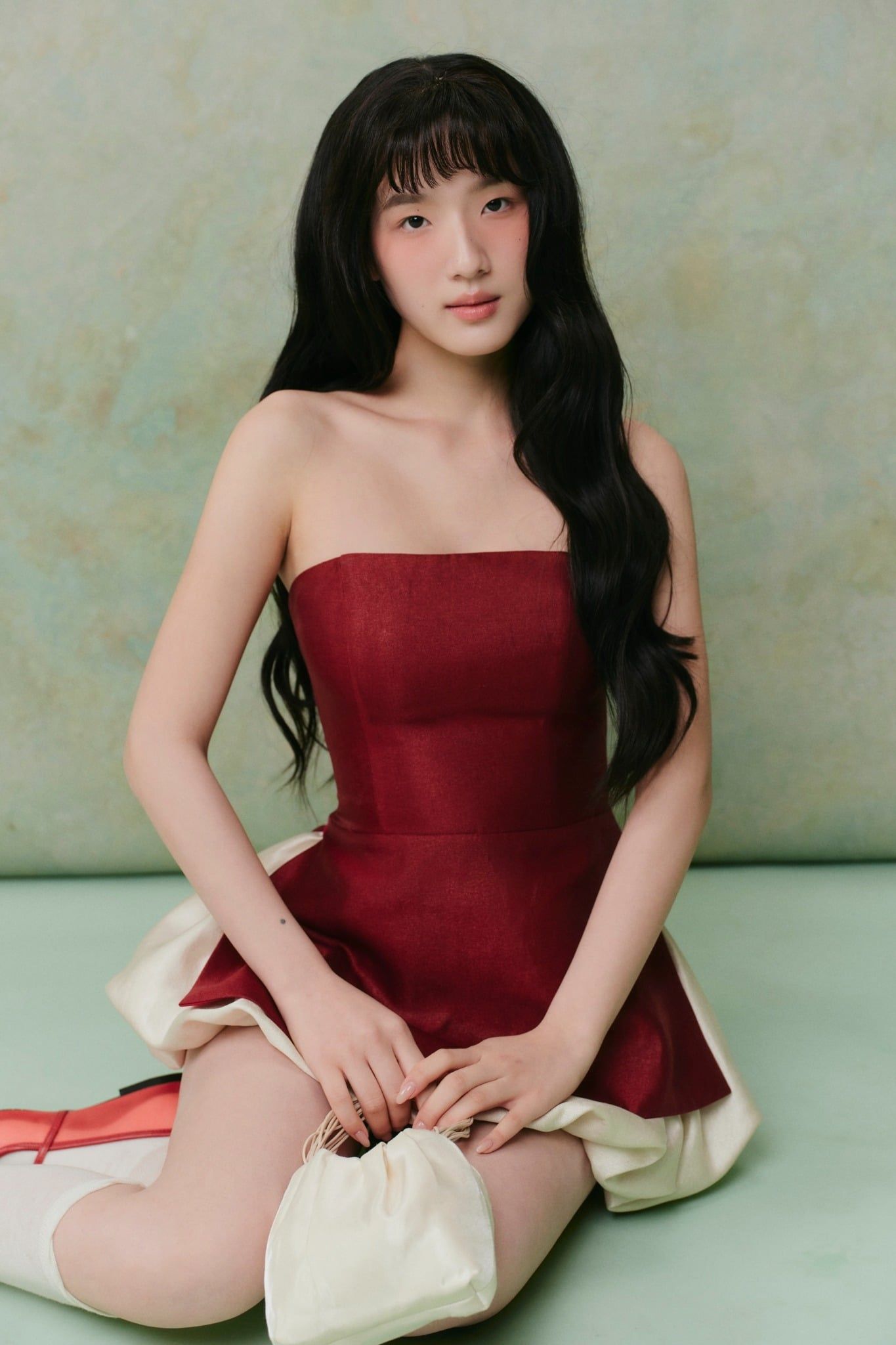 Áo cúp ngực Tafta Peplum Tube Top nhiều màu