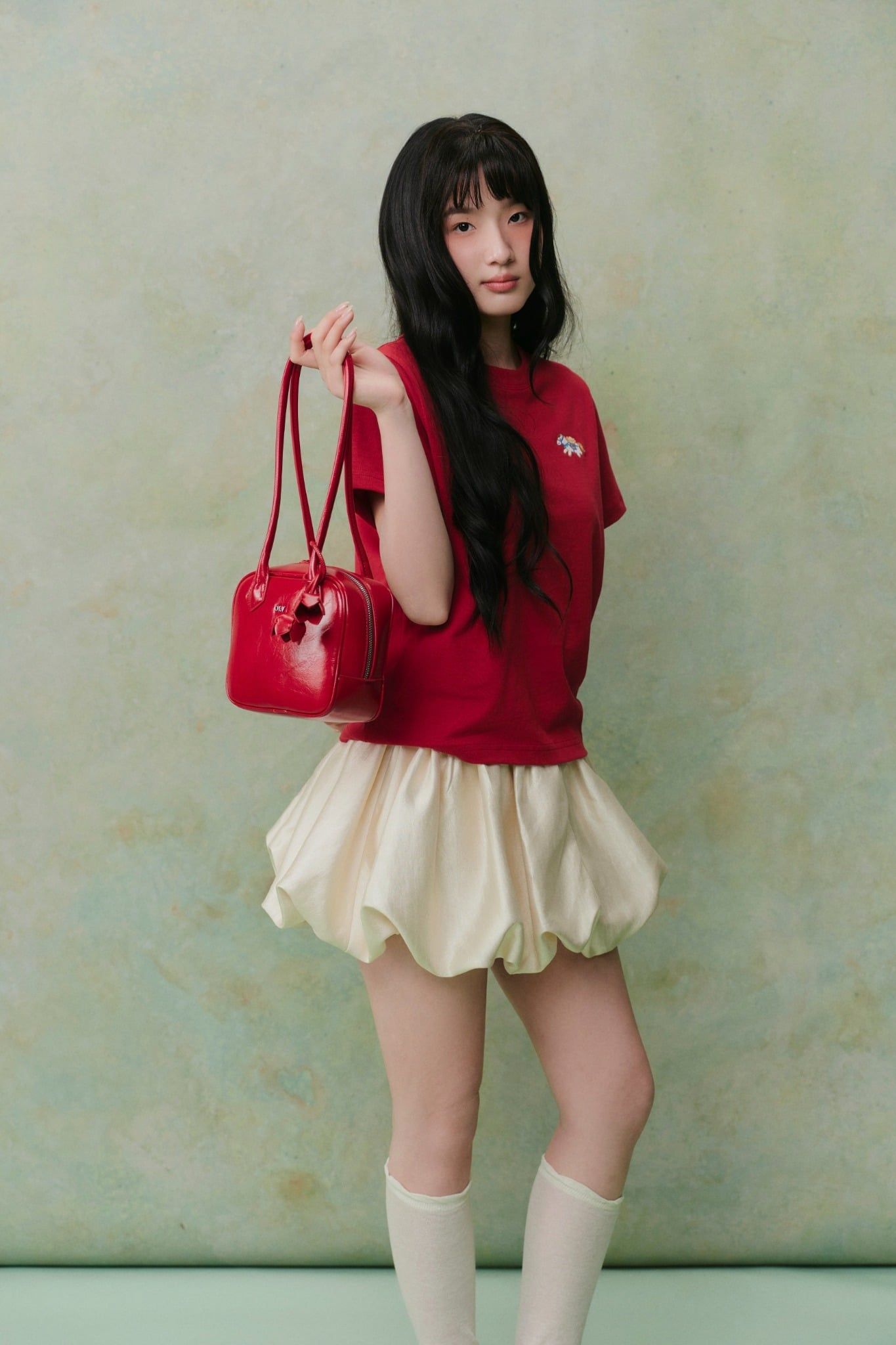 Áo thun thêu hình ngựa Cotton Horse Embro Tshirt nhiều màu