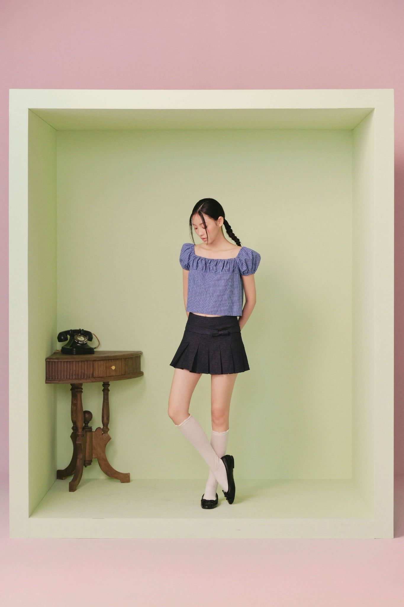 Áo Square Neck Puff Top nhiều màu