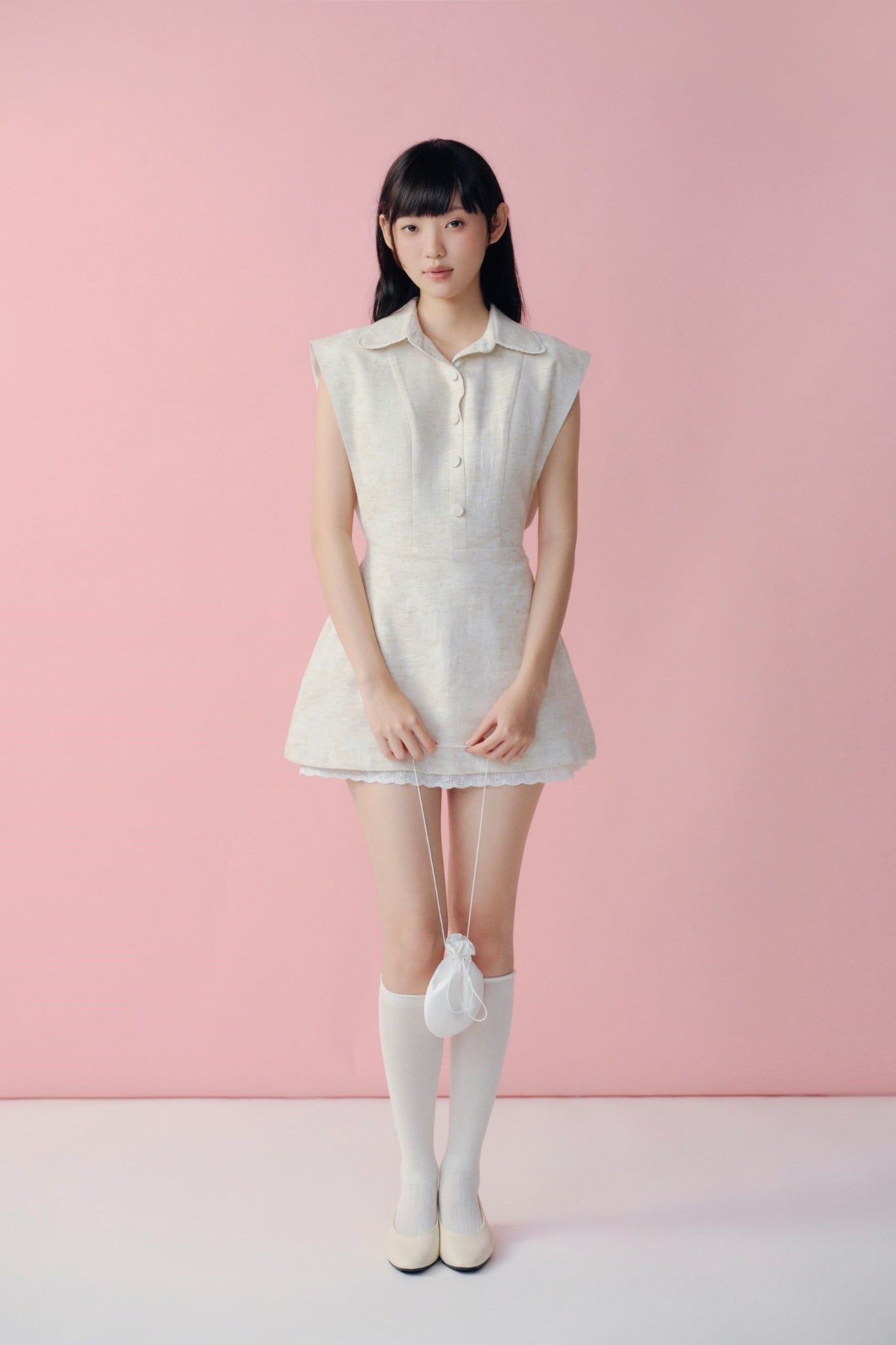 Váy cánh dơi Ivory A Line Mini Dress