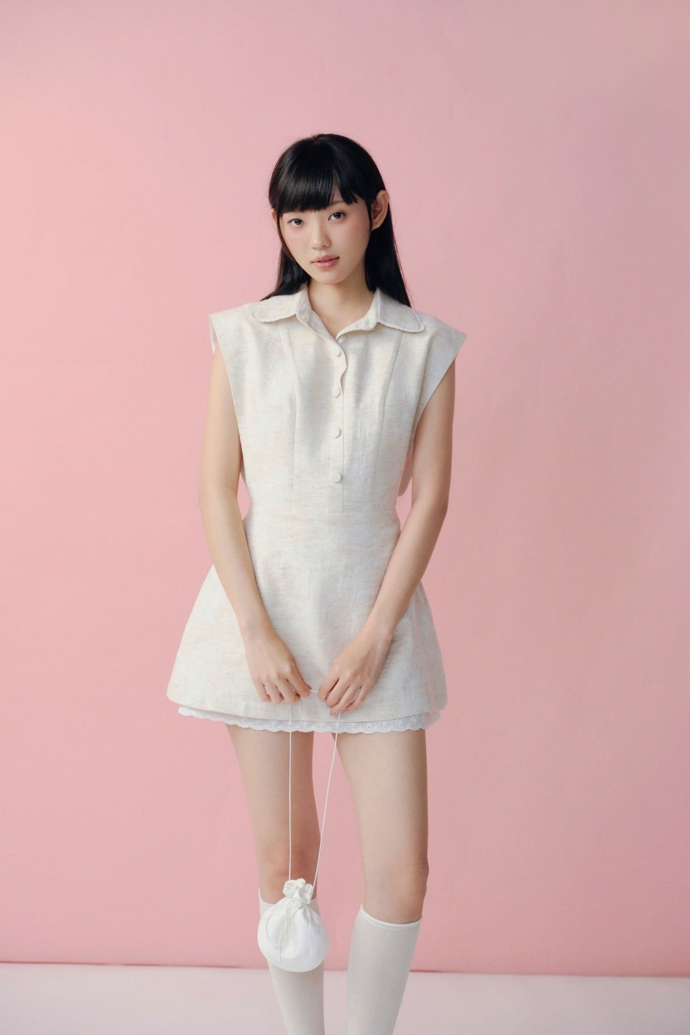 Váy cánh dơi Ivory A Line Mini Dress