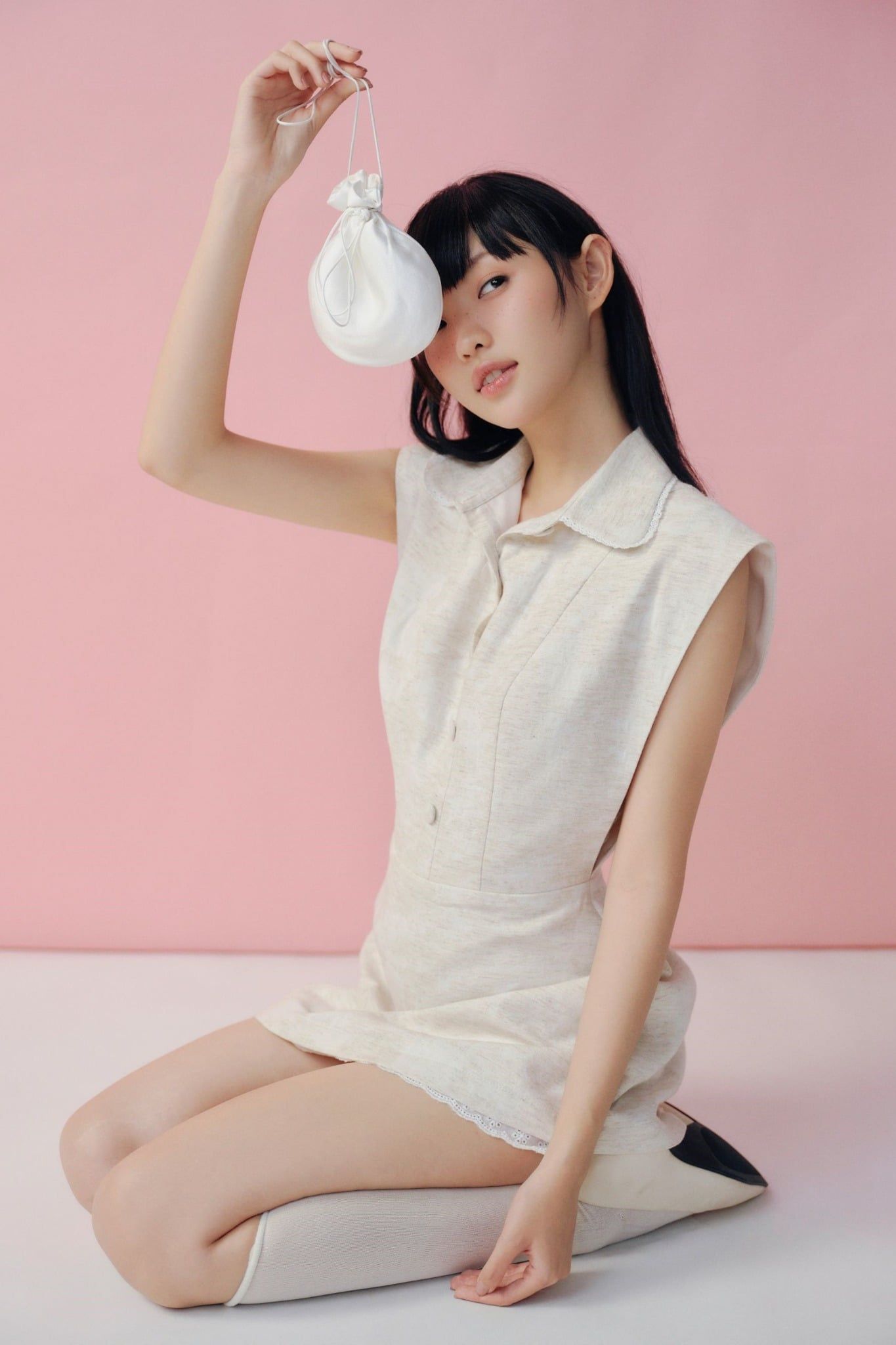 Váy cánh dơi Ivory A Line Mini Dress