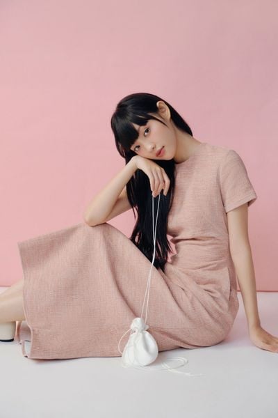  Váy midi High Neck Midi Dress nhiều màu 